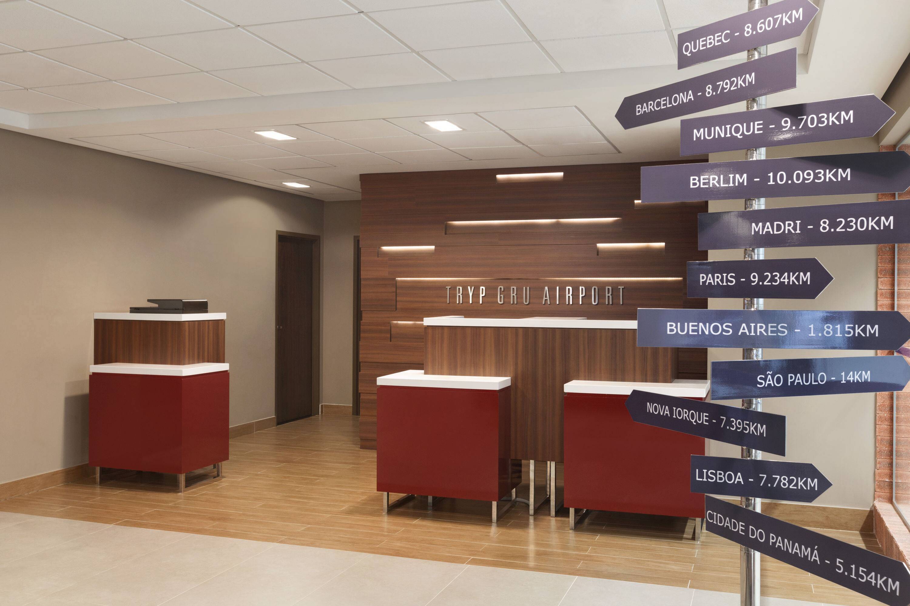 TRYP BY WYNDHAM São Paulo Airport - Hotel de Transito Terminal 3 INTERNACIONAL - Lado Ar - Área restrita á passageiros já embarcados e sem bagagens para despachar - Transit Hotel, only carry-on