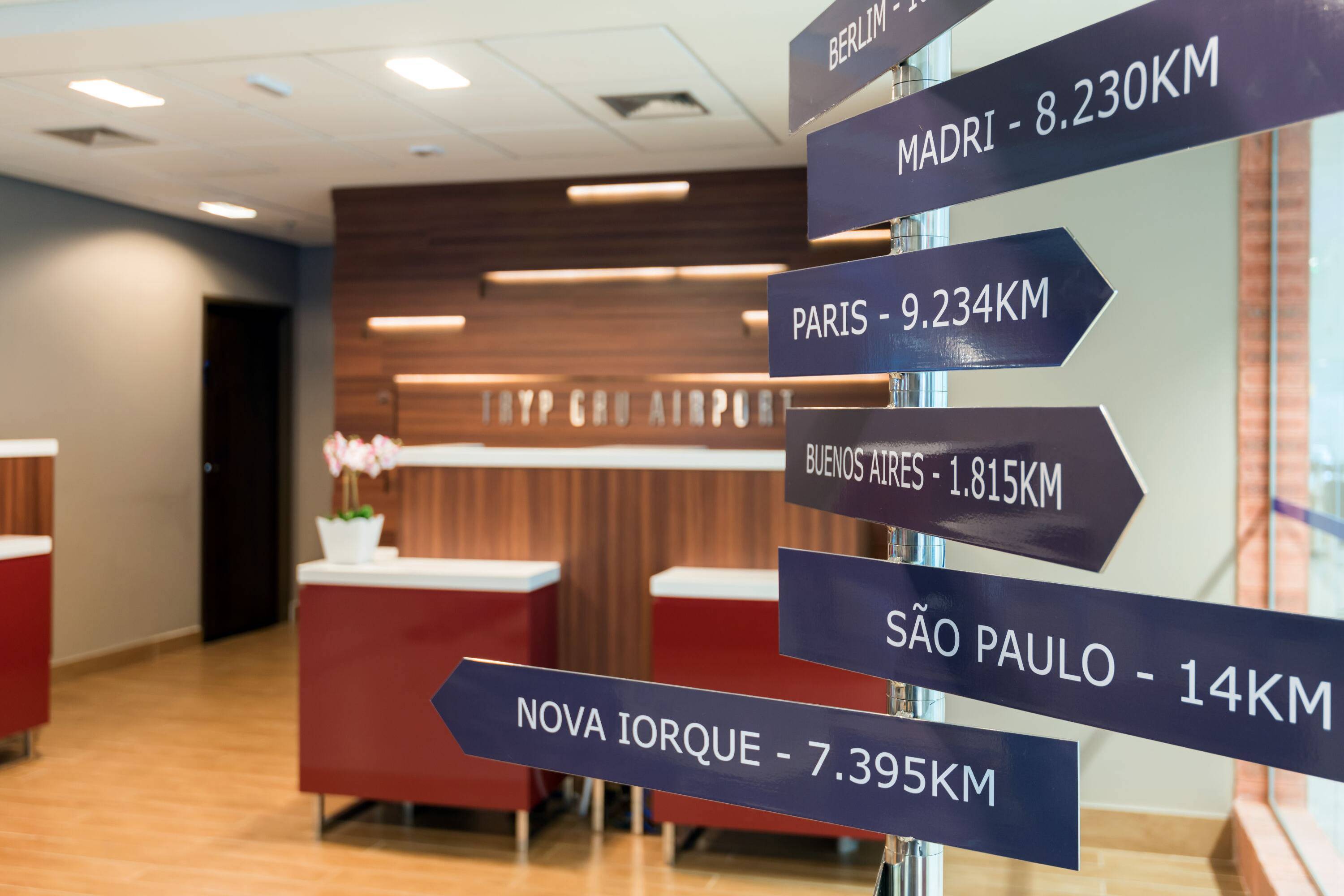 TRYP BY WYNDHAM São Paulo Airport - Hotel de Transito Terminal 3 INTERNACIONAL - Lado Ar - Área restrita á passageiros já embarcados e sem bagagens para despachar - Transit Hotel, only carry-on